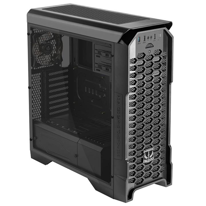 کیس کامپیوتر گرین مدل Striker Green Striker Computer Case